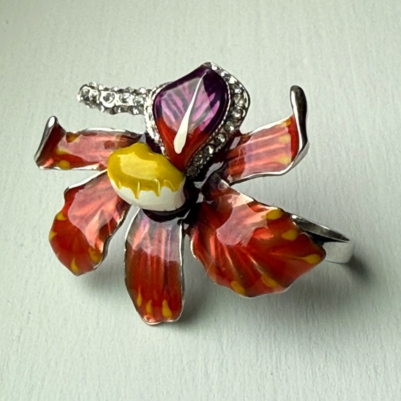 BCBG Orchid Double Ring - Picture 4 of 5